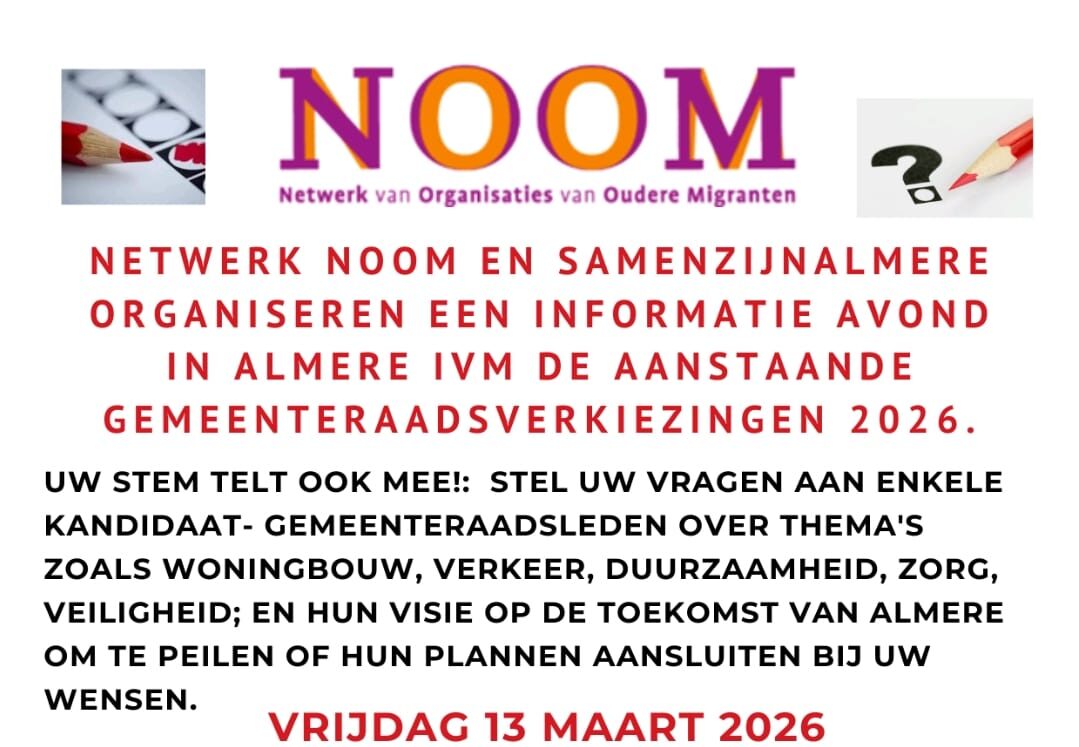 Informatieavond Gemeenteraadsverkiezingen in Almere